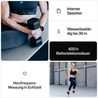 Snímač tepovej frekvencie Polar H10 s hrudným pásom, čierny, XS-S (62-74 cm), ANT+ a Bluetooth, presnosť EKG, meranie HRV, vodotesný, prateľný pás 5