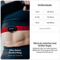 Snímač tepovej frekvencie Polar H10 s hrudným pásom, čierny, XS-S (62-74 cm), ANT+ a Bluetooth, presnosť EKG, meranie HRV, vodotesný, prateľný pás 4