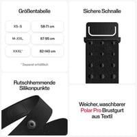 Snímač srdcovej frekvencie Polar H10 – ANT+ a Bluetooth, presnosť EKG, meranie HRV, vodotesný, veľkosť M-XXL, Red Beat, kompatibilný so športovými hodinkami a 5