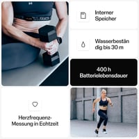 Polar H10 szívfrekvencia szenzor ANT+ Bluetooth ECG vízálló mellkasi szíjjal - M-XXL, Black, H10 4