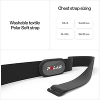 Polar H9 szívfrekvencia szenzor ANT+ Bluetooth vízálló pulzusmérő sporthoz - XS-S, black / grey, H9 5