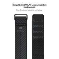 Cataramă de schimb pentru Polar Loop - Închizătoare de rezervă pentru brățară fitness - Fixare sigură și reglabilă - Montare ușoară - Design durabil - Negru 3