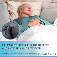 Polar Night Súlyozott Takaró Felnőtteknek 9 kg - 150x200 cm Szürke Nehéztakaró Mélyalváshoz, Légáteresztő Mikroszálas Relaxációs Terápiás Pa 3