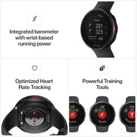 Polar Pacer Pro GPS Sportuhr Pulsuhr Smartwatch Futás Edzés Alvásmonitor - Carbon grey, Pacer Pro 5