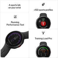 Polar Pacer Pro GPS Sportuhr Pulsuhr Smartwatch Futás Edzés Alvásmonitor - Carbon grey, Pacer Pro 4