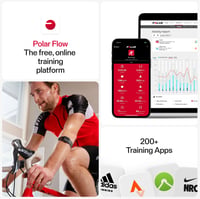 Polar Verity Sense optički senzor za mjerenje pulsa Bluetooth i ANT+ | Način rada za plivanje, interna memorija, kompatibilan s Peloton i Zwift, veličina: S-L 6