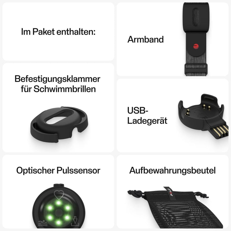 Polar Verity Sense optikai pulzusmérő sportóra ANT+ Bluetooth kompatibilis