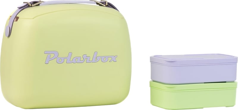Polarbox Lunch Box 6L zöld hűtődoboz kék részletekkel
