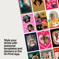 Imprimantă foto de buzunar Polaroid Hi-Print, generația a 2-a, Bluetooth, cu hârtie inclusă, format 2x3, negru 6
