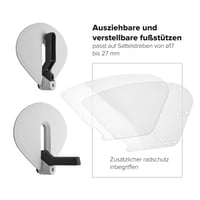 Scaun pentru copii Polisport Guppy Junior pentru portbagaj – max. 35 kg – sigur și confortabil 8