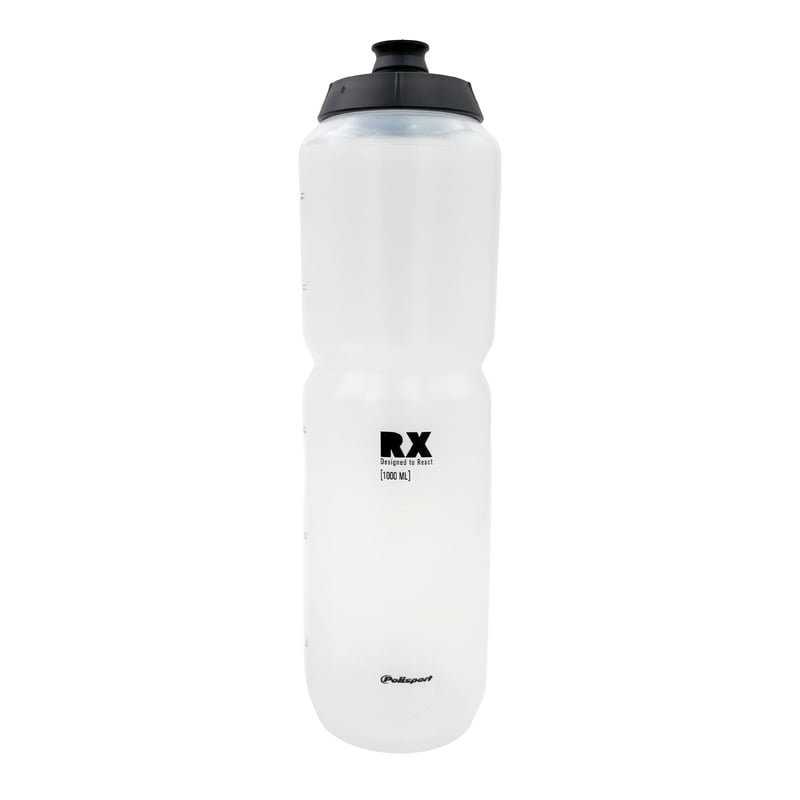 Bidon de ciclism Polisport R Collection, flexibil, Soft Touch - transparent - 1000 ml