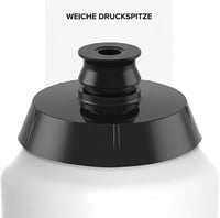 Bidon de ciclism Polisport R Collection, flexibil, Soft Touch - transparent - 1000 ml 4