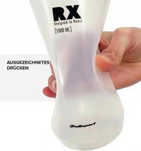 Bidon de ciclism Polisport R Collection, flexibil, Soft Touch - transparent - 1000 ml 2