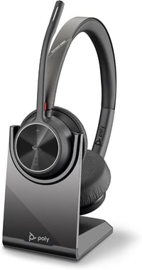 Poly Voyager 4320 Bluetooth Headset Töltőállomással, Zajszűrés, Teams Certified 1