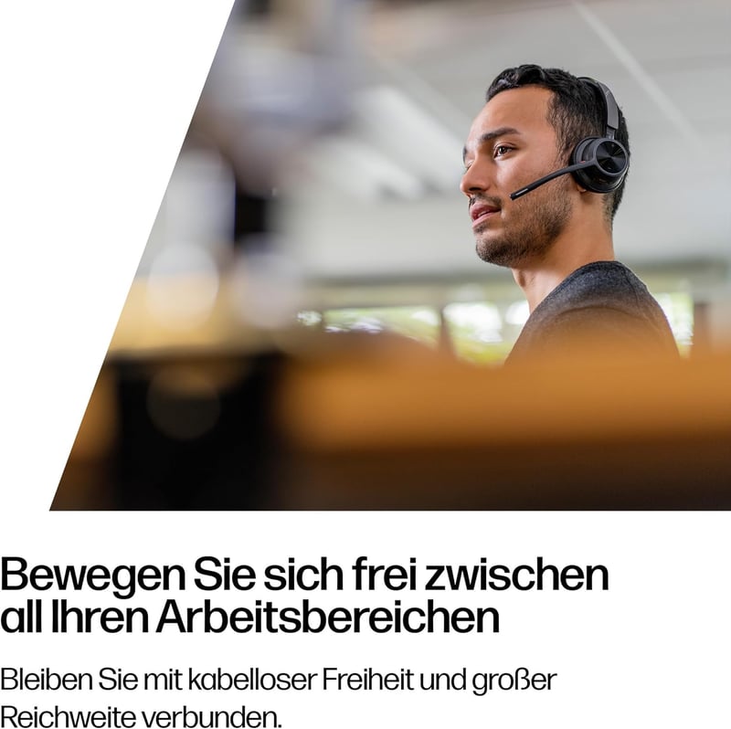 Poly Voyager 4320 Bluetooth Headset Töltőállomással, Zajszűrés, Teams Certified