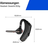 Poly Voyager Legend 50 Bluetooth Headset zajszűrés, 10 órás akkumulátor, fekete - standard 9