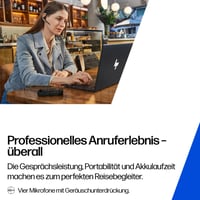 Bluetooth headset Poly Voyager Legend 50-M UC – NoiseBlockAI, WindSmart, inteligentný senzor, 10-hodinová výdrž batérie, potlačenie hluku, nabíjacie puzdro, čierny 4