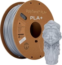 Polymaker PolyTerra PLA+ szürke 1,75mm 1kg nyomtatószál 1