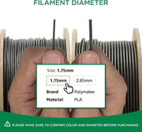 Polymaker PolyTerra PLA+ szürke 1,75mm 1kg nyomtatószál 4