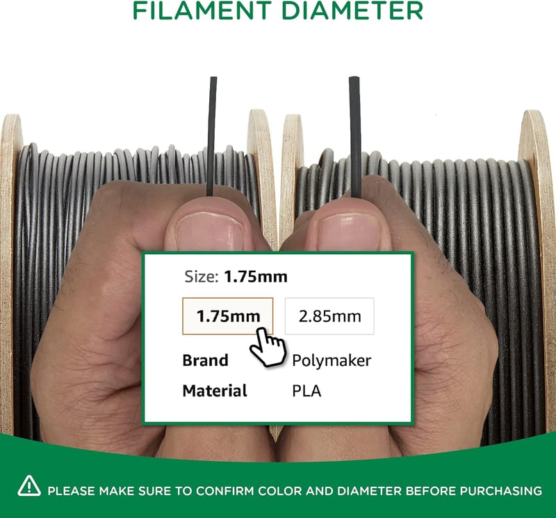 Polymaker PolyTerra PLA+ szürke 1,75mm 1kg nyomtatószál