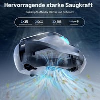 Pondee X1 Medence Robot, Akkumulátoros Porszívó 120 Perc Üzemidővel, Önparkoló Funkció 2