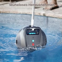 Pondee X1 Medence Robot, Akkumulátoros Porszívó 120 Perc Üzemidővel, Önparkoló Funkció 8