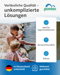 Pontec PondoVario 1000 crpka za fontanu za vrtno jezerce s filterom, 4 mlaznice, 1000 l/h, energetski učinkovita, crna 8
