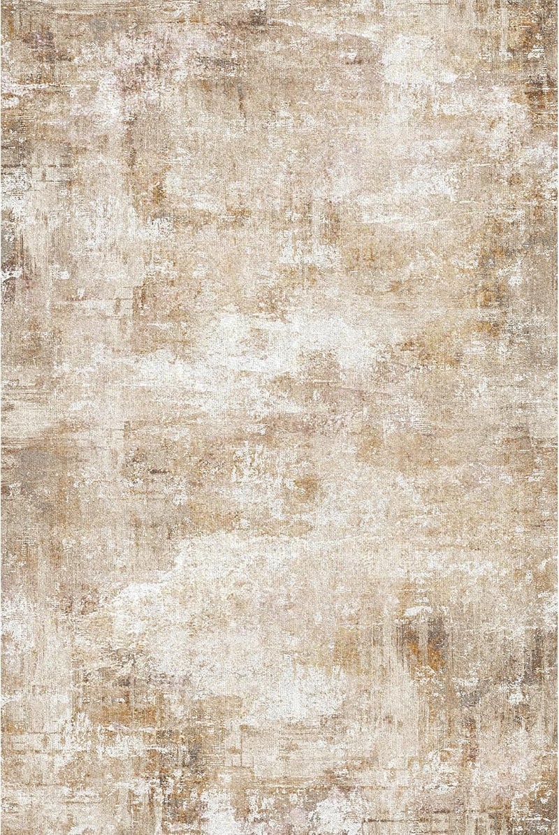 PONY DANCE Boho Szőnyeg Nappali 200x300 cm Puha Rövid Szálú Karamell Színű Mosható Hálószoba Vintage Csúszásmentes