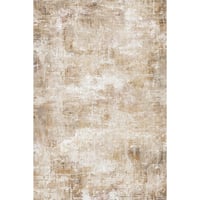 PONY DANCE Boho Tepih za Dnevni Boravak 200x300 cm Mekani Tepih Niske Flor Karamel Boje Perivi Spavaća Soba Vintage Protuklizni 1