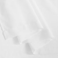 PONY DANCE Fehér Voile Függöny Szett 2db 137x140cm Konyhához Nappalihoz - H137 x B140 cm (2er Pack), 2, White 7