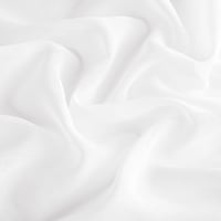 PONY DANCE Fehér Voile Függöny Szett 2db 137x140cm Konyhához Nappalihoz - H137 x B140 cm (2er Pack), 2, White 5