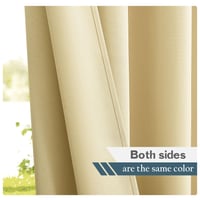 Perdea de exterior PONY DANCE cu inele detașabile, 2 buc., 240x140 cm, perdea impermeabilă pentru balcon, protecție solară, pentru foișor, bej 7