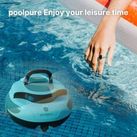 POOLPURE RPC100A vezeték nélküli medence robotporszívó, 5000 mAh, dupla motor, IPX8 - 90 m² 8