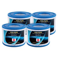 POOLPURE Bestway Spa Cartușe Filtrante Tip VI - Coleman SaluSpa 90352E Filtre Jacuzzi Compatibile Pachet (4 buc) 1