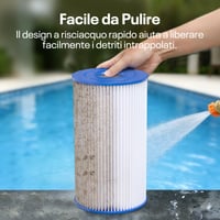 POOLPURE Type B csere medence szűrőbetét – 4 db-os csomag 7