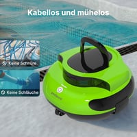 POOLPURE Medence Takarító Robot, 100 Perc Üzemidő, Dupla Motor, IPX8 Vízálló 8