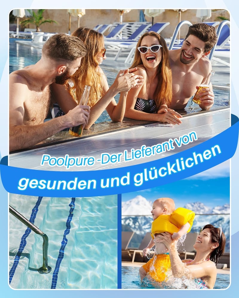 POOLPURE VI medence szűrőbetét Lay-Z-Spa Miami Monaco Vegas BW58323 6db