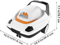 PoolyPoly Akkumulátoros Medence Takarító Robot, Vezeték Nélküli Vákuum, 80 m²-ig 5