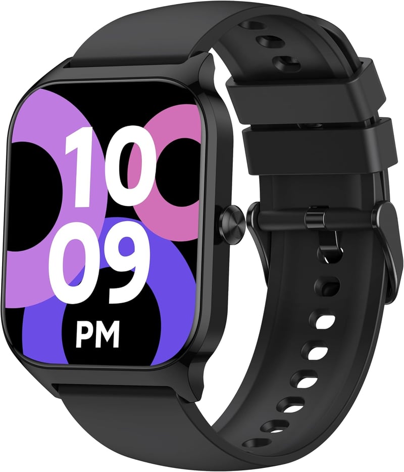 Popglory okosóra gyerek/női/férfi, 100+ sportmód, Bluetooth hívás, vérnyomás- és pulzusmérés