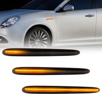 POPMOTORZ LED Oldalsó Irányjelző 48 LED Sárga Alfa Romeo Giulietta Renault Megane 1