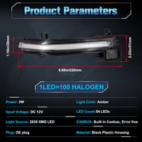 POPMOTORZ LED tükör irányjelzők BMW F20 F21 F22 F30 F31 F32 F33 X1 E84 7