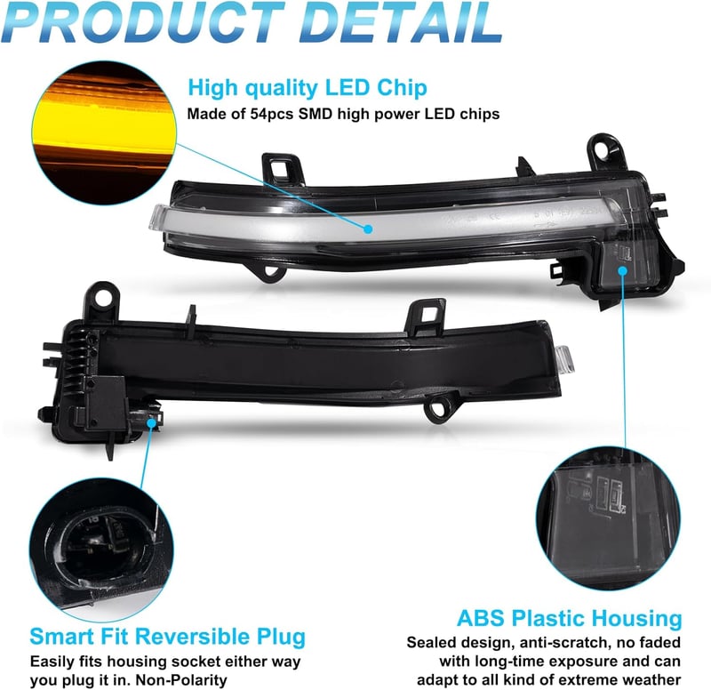 POPMOTORZ LED tükör irányjelzők BMW F20 F21 F22 F30 F31 F32 F33 X1 E84