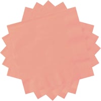 POPOYU 20 db rózsa arany papír szalvéta 33x33 cm, esküvői asztali dekoráció 1