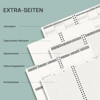 Týždenný plánovač POPRUN 2026-2027, špirálový diár A4 s mäkkou väzbou, 26,5 x 21,5 cm, 17-mesačný (aug. 2026 – dec. 2027), 1 týždeň na 2 stranách 5