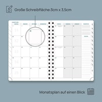 POPRUN Tanári Naptár 2025-2026 A5 Gyűrűs Mappa Olivazöld - Tanári Tervező PU Bőr Kemény Borítással 4