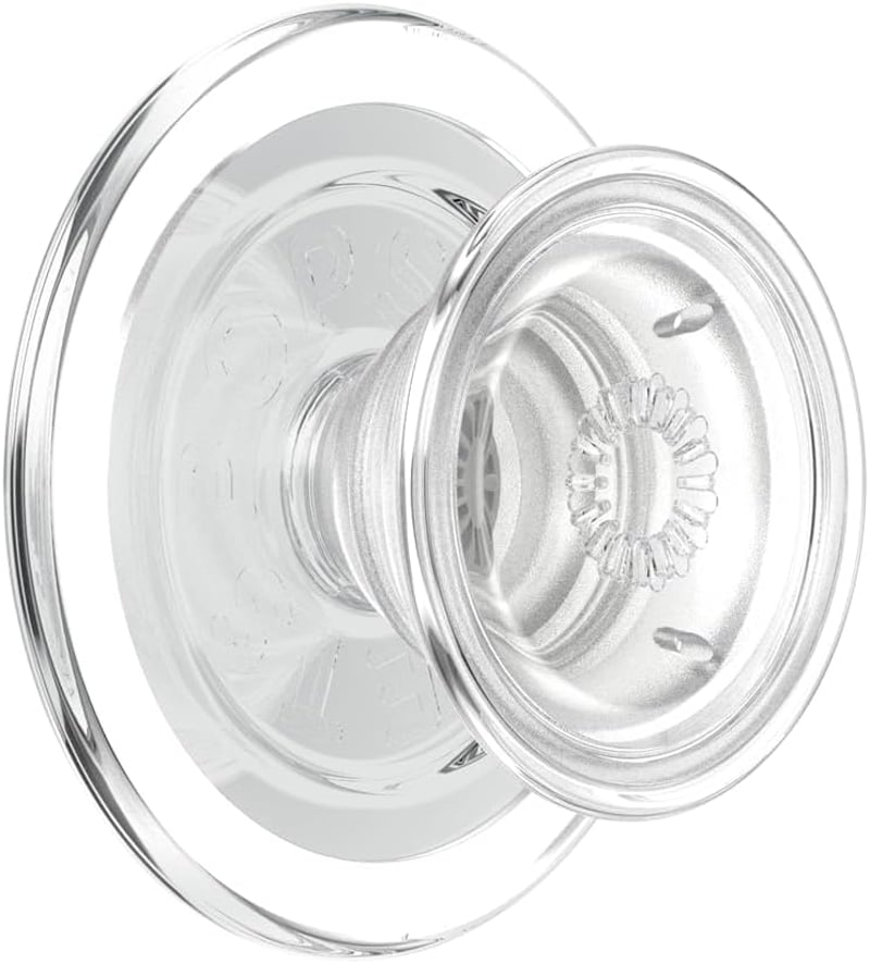 PopSockets MagSafe kompatibilis telefontartó, vezeték nélküli töltéshez, átlátszó - klar