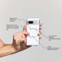 PopSockets MagSafe kompatibilis telefontartó, vezeték nélküli töltéshez, átlátszó - klar 6