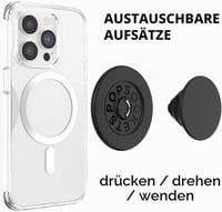 PopSockets MagSafe mágneses telefontartó és állvány - fekete 6