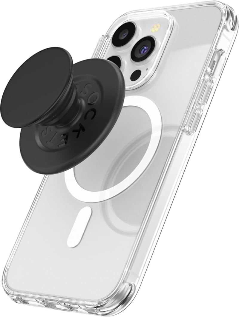 PopSockets MagSafe mágneses telefontartó és állvány - fekete