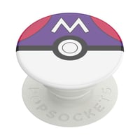 Držiak na telefón a stojan PopSockets PopGrip Pokémon Master Ball s vymeniteľným vrškom pre smartfóny a tablety 1